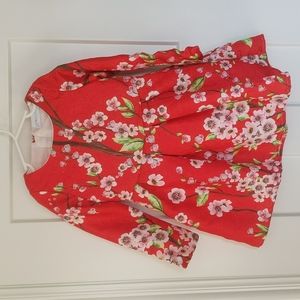 Girls floral A-line dress. Sz 4/5